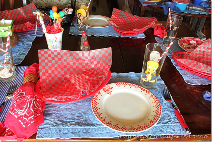 Burger Theme Casual Table