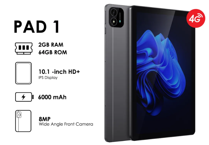 ICYMI: itel Pad 1 spotted in Shopee w/ 10.1-inch display, UNISOC chip, 64GB storage, priced at PHP 4,999