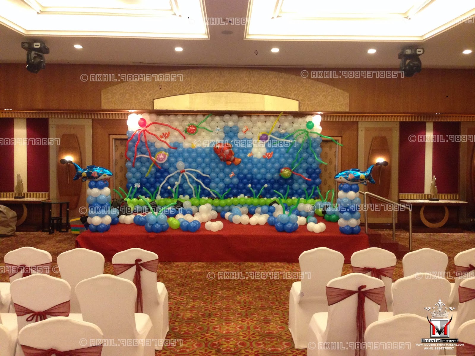 A Top Class Balloon Decorators in chennai  Akhil 9884378857