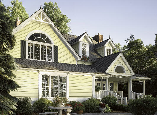 Autumn Yellow Vinyl Siding1