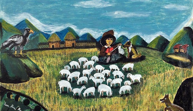 Muestra de dibujo y pintura campesina en el Museo de Arte de San Marcos y el Lum