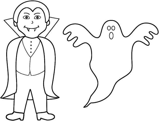 ghosts ghouls goblins coloring pages Halloween coloring.filminspector.com