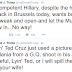 Donald Trump comes for Ted Cruz, Hilary Clinton & Pres. Obama