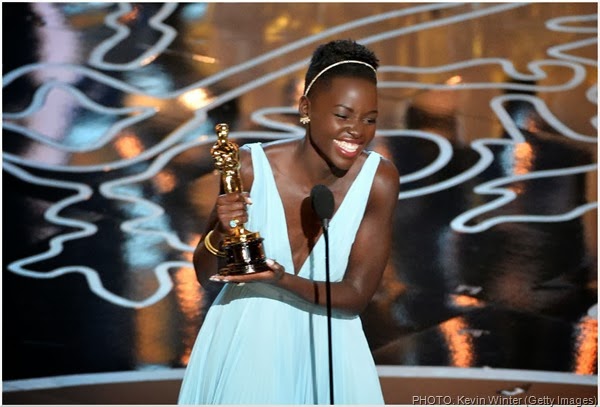 Best Supporting Actress winner Lupita Nyong'o