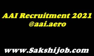 AAI Recruitment 2021@aai.aero