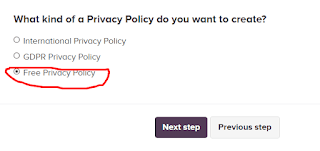 Cara membuat Privacy Policy Blog dengan Privacy Policy Generator