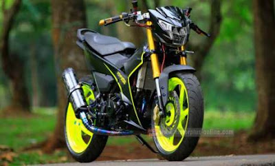 Modifikasi All New Satria Fu 150 Fi dari konsep Trail 