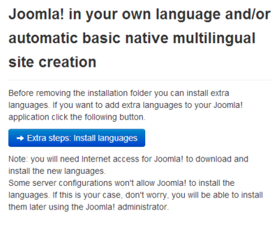 Installing Extra Languages