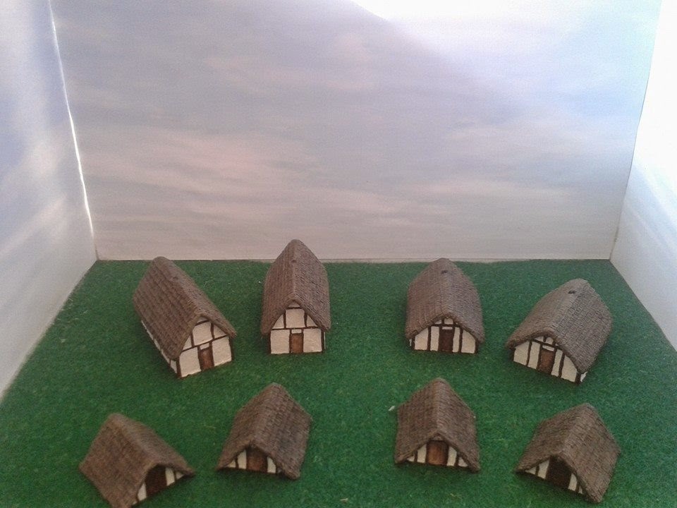 10mm Roman/Sub Roman/Saxon/Viking building to create a small village