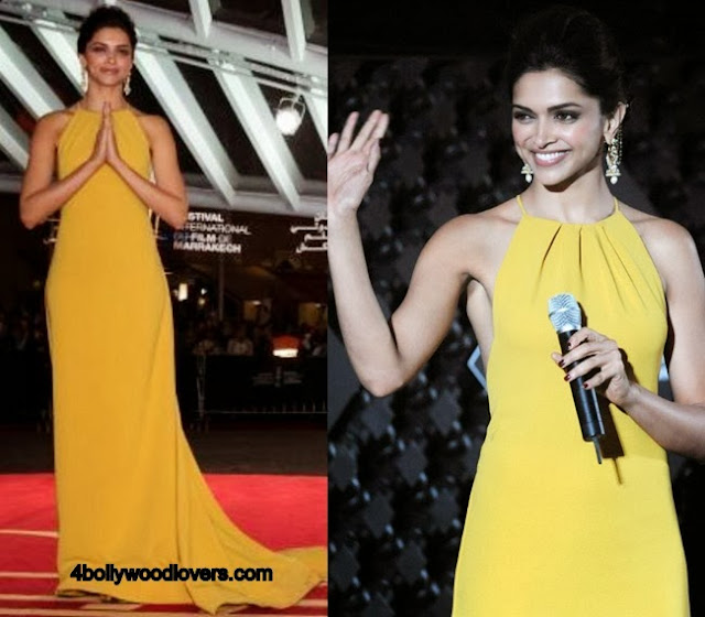 Deepika Padukone's GORGEOUS appearance in a yellow gown at Marrakech Film Festival pics2