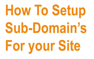 how to setup Subdomains To your website inwards hindi  Info how to setup Subdomains To your website inwards hindi 2018