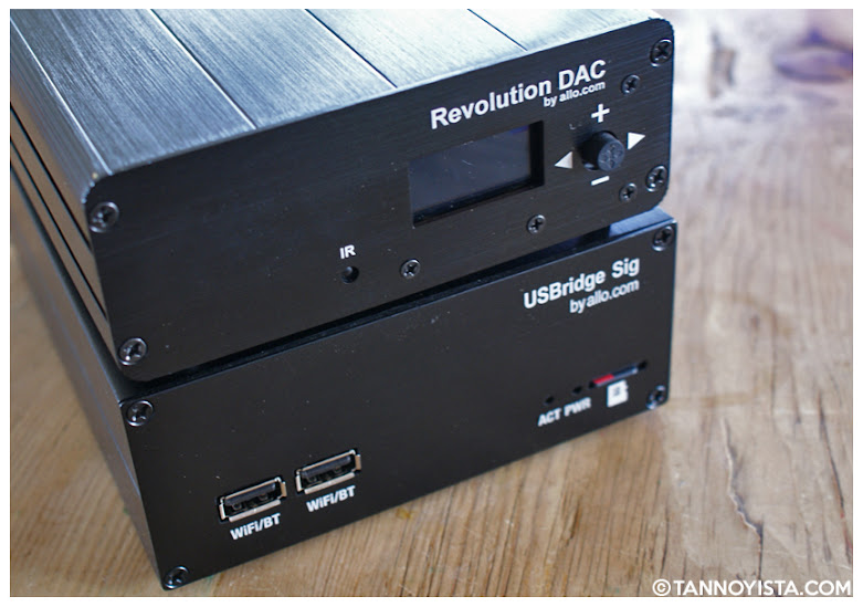 The ALLO Revolution DAC and ALLO USBridge