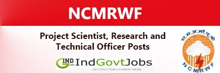 NCMRWF Vacancy 2023