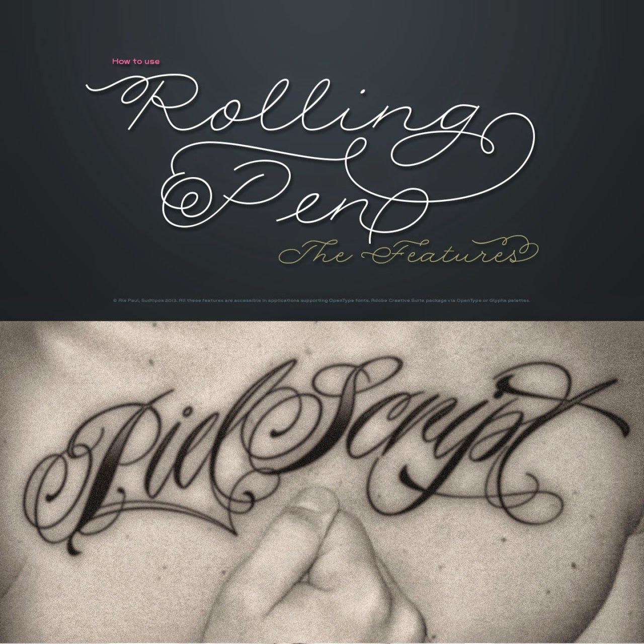 tattoo calligraphy fonts