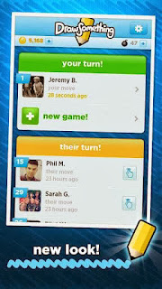 Mobile Android game Draw Something - screenshots. Gameplay 