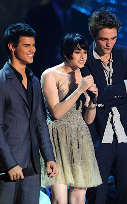 obert Pattinson, Kristen Stewart & Taylor Lautner