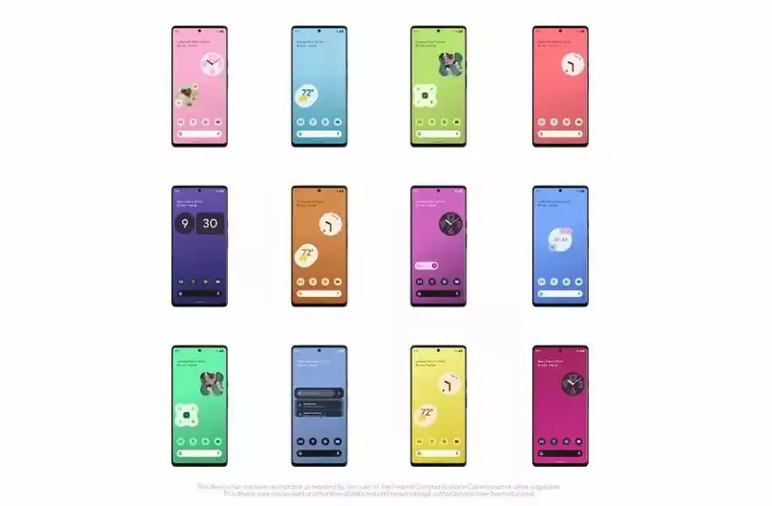 Google pixel 6 colors