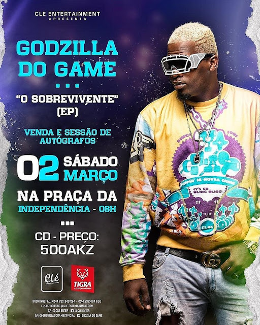 Godzilla do Game - O Sobrevivente (EP) [Download] baixar descarregar album 2019 clé preto show filho do zua jessica pitbull