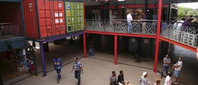 shipping container mall in kenya