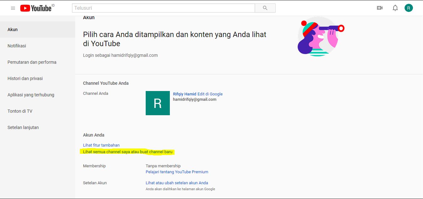 Membuat Nama Channel Youtube Satu Kata - Panduanit