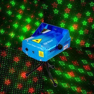 lampu laser mini motif