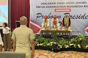 Deklarasi, EMUD Lampung Siap Jadi Tumpuan Prabowo Presiden