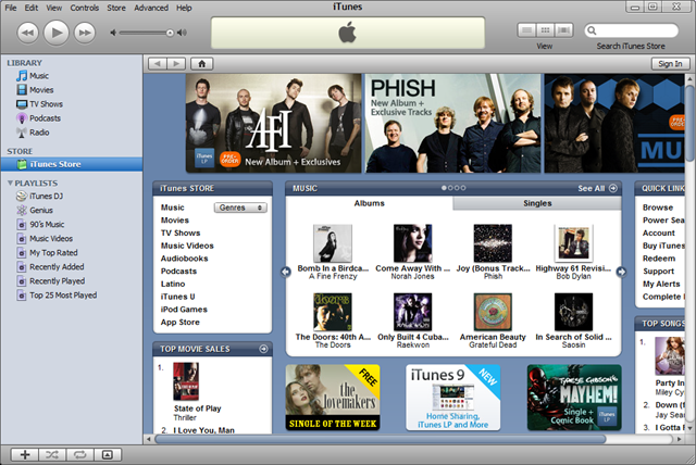 itunes 8