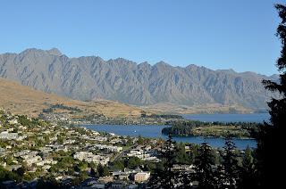 Remarkable Mountains in Queenstown, NZ from gondola