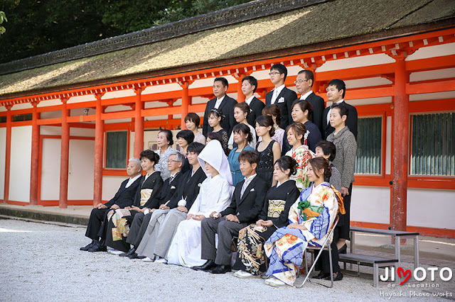 下鴨神社での結婚式撮影