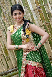 Pranitha latest  saree stills 00.jpg