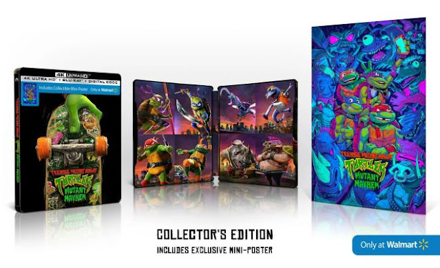 Teenage Mutant Ninja Turtles: Mutant Mayhem - Walmart Exclusive 4K Ultra HD SteelBook (Collector's Edition) art