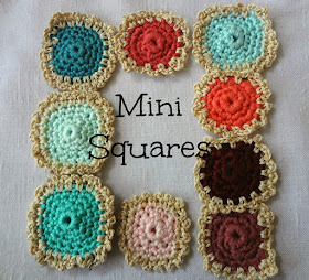 crocheted squares