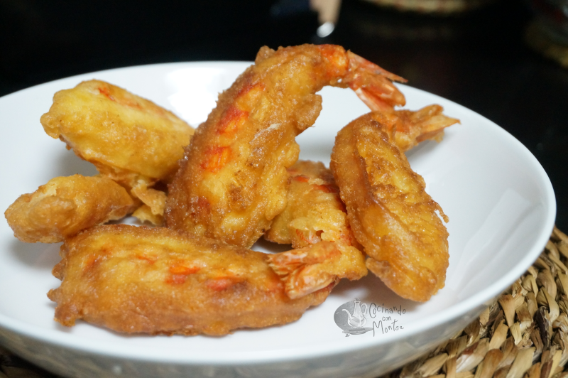 Gambas a la gabardina