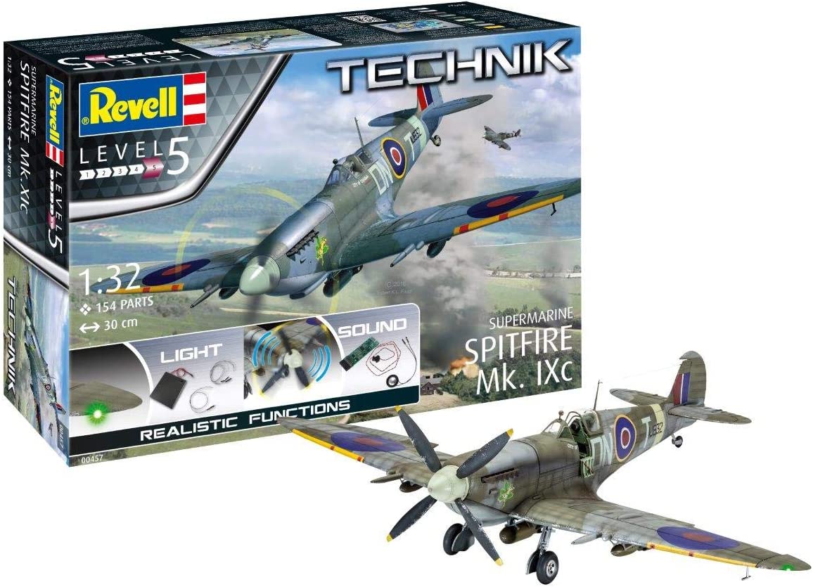 Revell 1/32 Supermarine Spitfire Mk.I (00021) Color Guide & Paint
