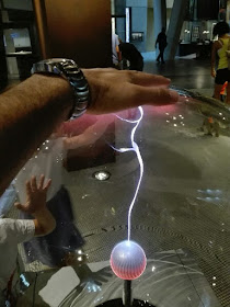 Plasma globe in Cosmocaixa