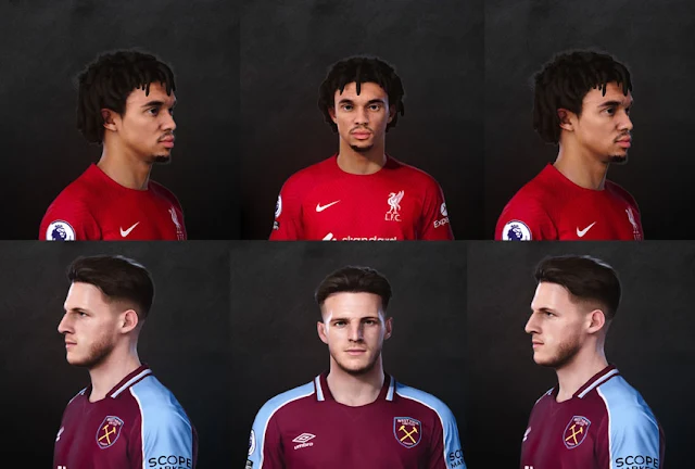 Trent Alexander-Arnold & Declan Rice Face For eFootball PES 2021