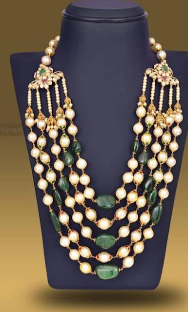 Beads necklaces by Mangatrai Neeraj