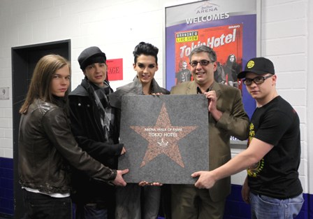 Stars Walk Fame on Fans Place Tokio Hotel S Star On  Walk Of Fame