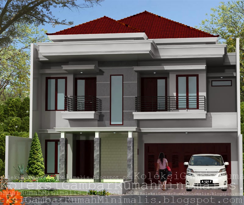 100 Contoh Foto Desain Rumah  Minimalis  2  Lantai  2019 Terbaru