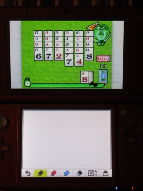 Pocket Card Jockey cheating method time attack Nintendo 3DS Game Notes home menu best scores