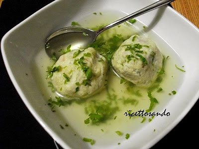 Canederli  o Knödel ricetta in brodo