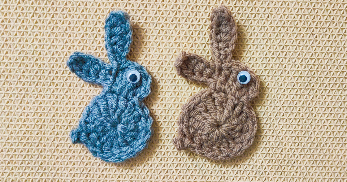 How To Crochet Easter Bunny Applique