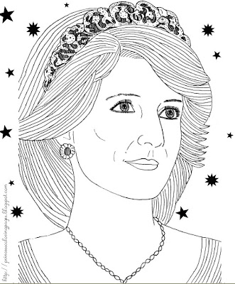 Tinkerbell Coloring on Princess Coloring Pages Brings You A Princess Diana Coloring Page