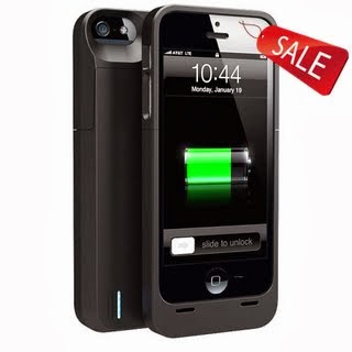 uNu Power DX External Protective Battery Case for iPhone 5s / iPhone 5 - MFI Apple Certified (Matte Black, Fits All Models iPhone 5S & iPhone 5)