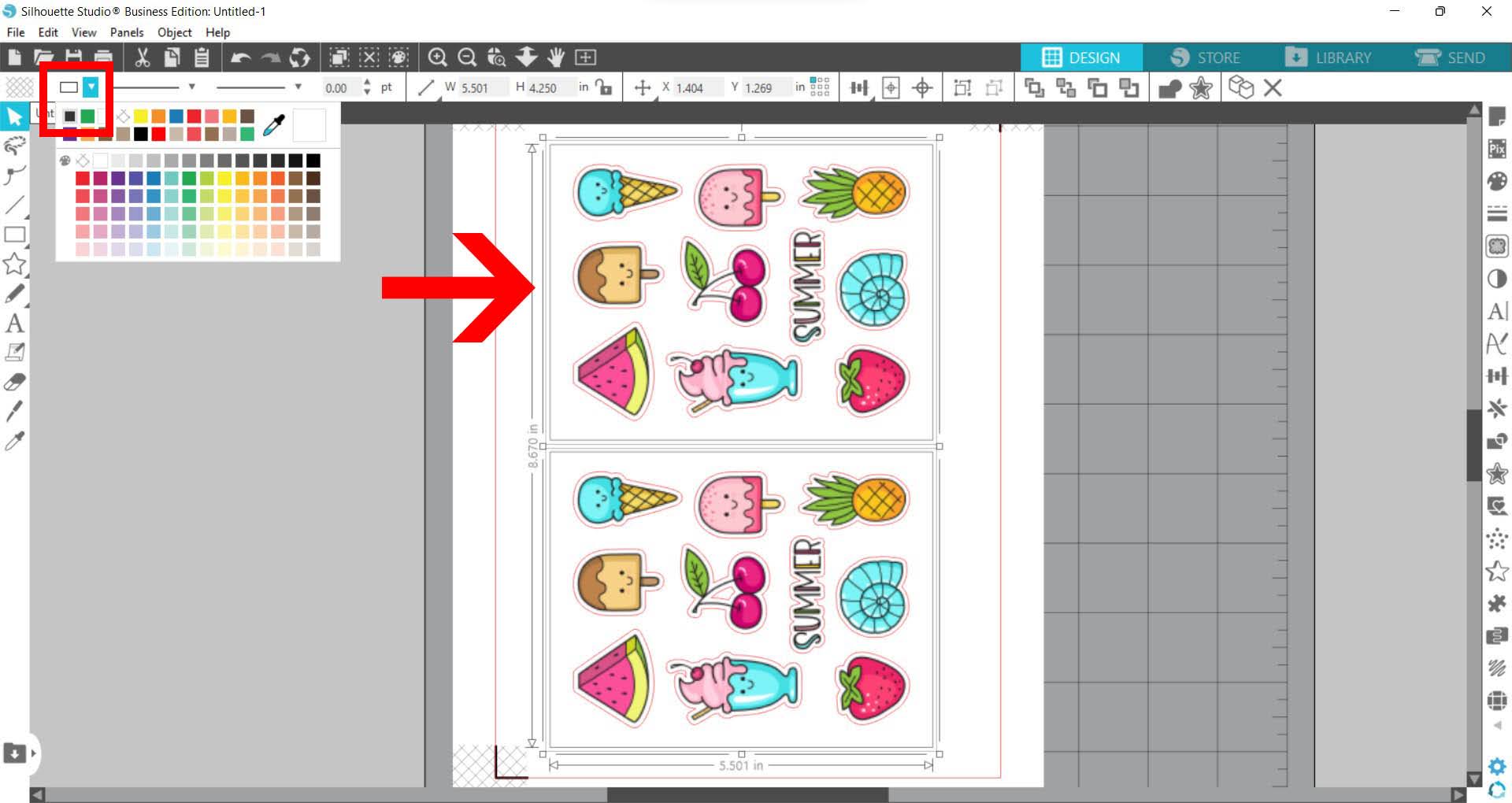 How to Make Print and Cut Sticker Sets (Silhouette Studio V4 Tutorial) -  Silhouette School
