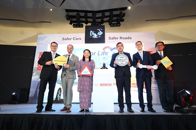 Bosch Automotive Aftermarket lancar kempen 'Drive for Life' bagi menyokong kereta lebih selamat dan jalan raya lebih selamat