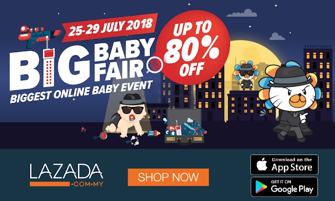 Borong Pampers dan Barang Baby di Big Baby Fair Lazada