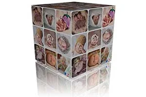 3D photo cube collage in Photoshop CS6