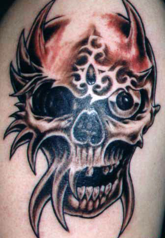 The skull tattoo is an emerging type of tattoo nowadays