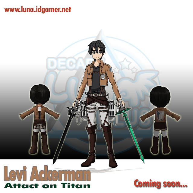 Levi Attack of titan Decade luna plus Private server